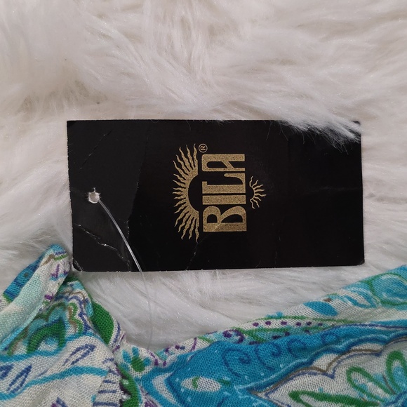 BILA Floral Paisley Short Sleeve Dress. NWT. Size XL - Picture 3 of 5